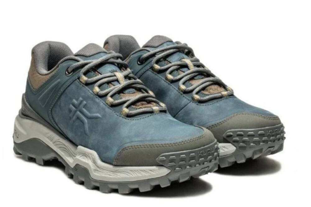 KURU Womens Ridge Motion Hiking Sneaker Size 10.5 M EU 42 Blue Leather EUC